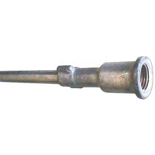 Hinterteil für Degustierhahn für Betonfass, 1/2 ''G, inox 