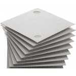 Filterschichten ELVAcard E3 grob 20 x 20 cm /2 Löcher für Super-Jet