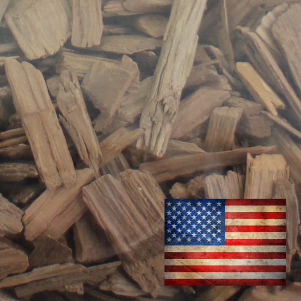 Holzpailletten 14 kg,  DPR Amerikanische Eiche, 4 mm Dark Premium Roasted