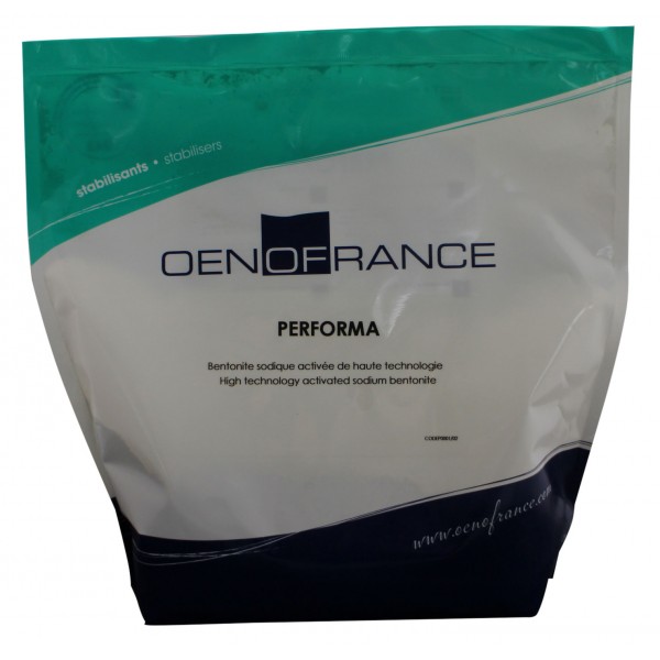 Performa Bentonit Packung 1 kg Dosierung 5 - 10 g / hl