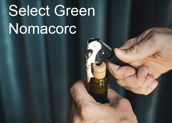 Nomacorc Select Green optimaler Verschluss für Wein